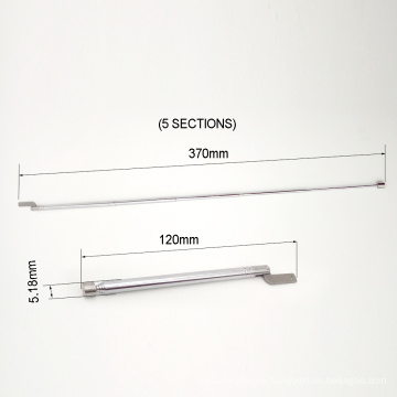 Precio de fábrica 5 secciones mástil de antena telescópica de aluminio